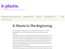 Tablet Screenshot of k-plants.com